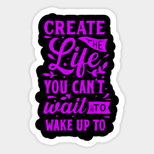 Vivid Visions Life's Canvas Sticker